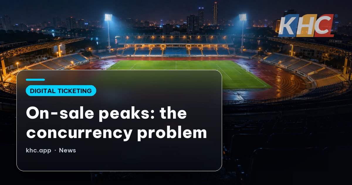 On-sale peaks: the concurrency problem
