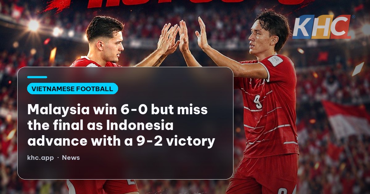 Malaysia win 6-0 but miss the final as Indonesia advance with a 9-2 victory